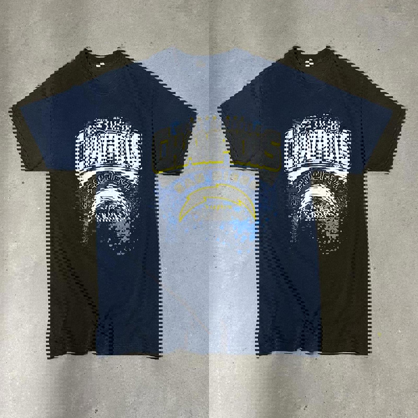 2009 SD Chargers Division Champs Vintage Graphic Tee