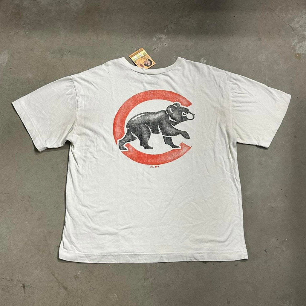 Cubs Retro Faded Graphic Logo Tee