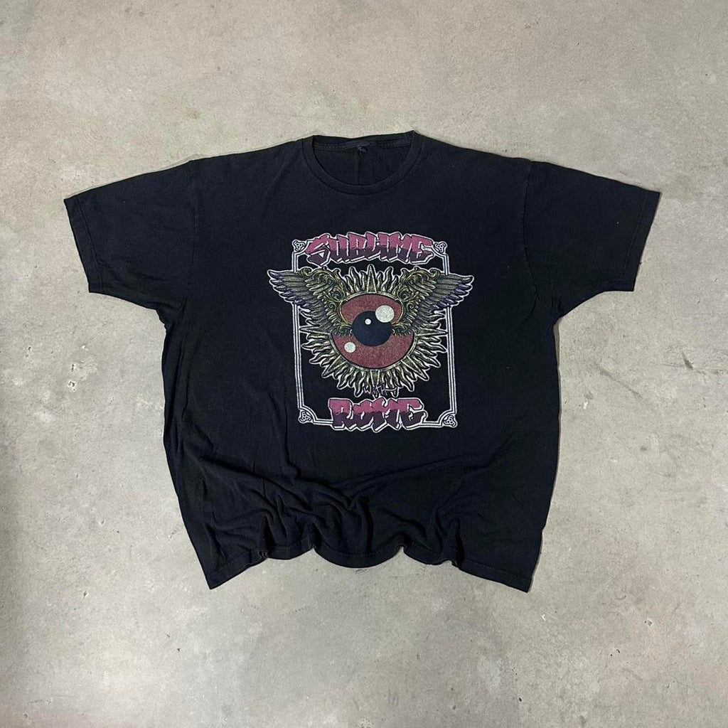 Y2K Sublime Faded Band Graphic Tee