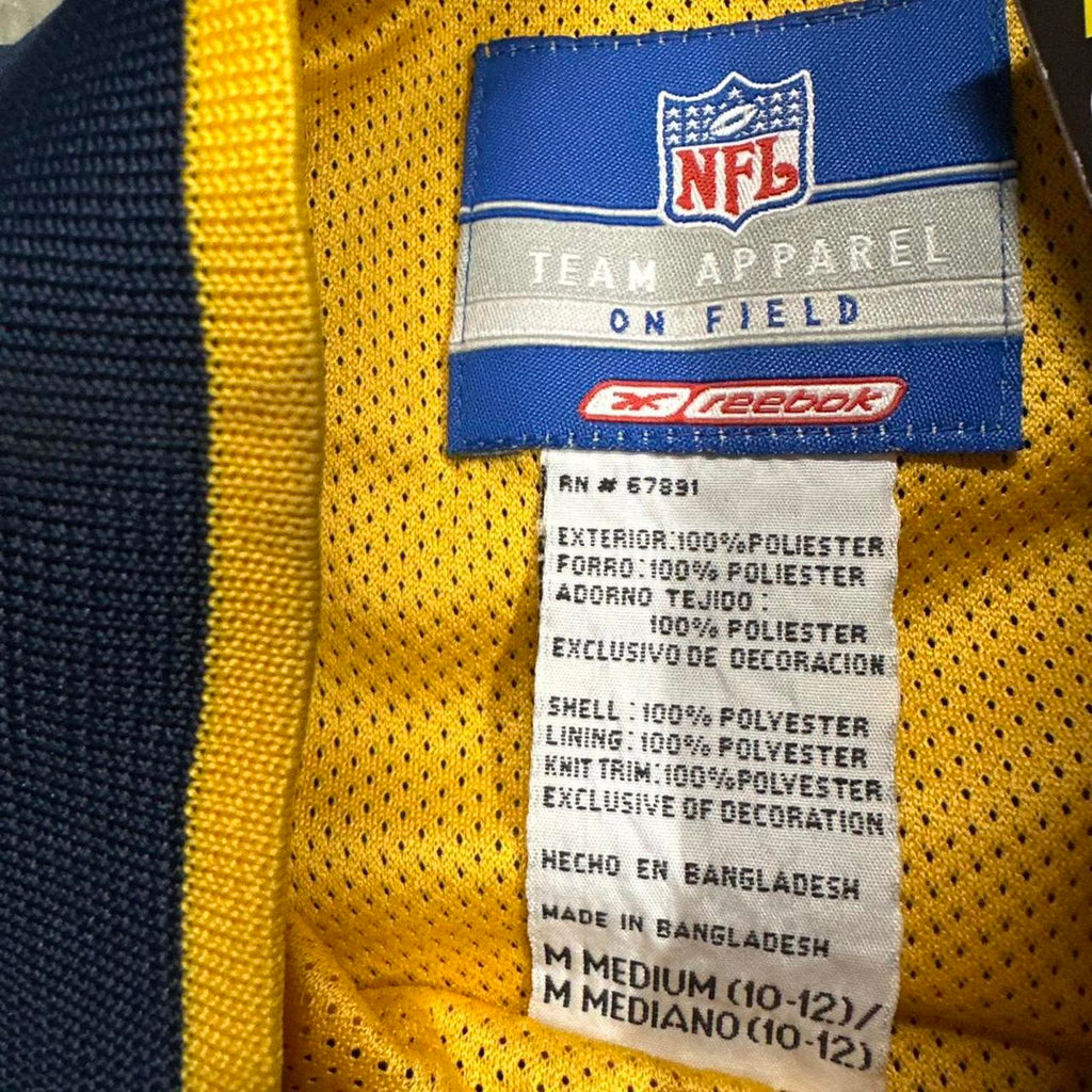 Vintage 2000’s SD Chargers Embroidered Patch Windbreaker Zipperless Jacket