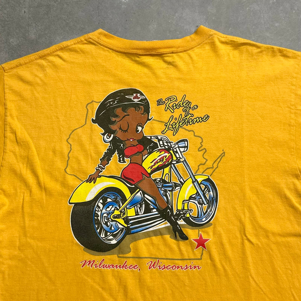 SICK Vintage Betty Boop Milwaukee Wisconsin Graphic Tee
