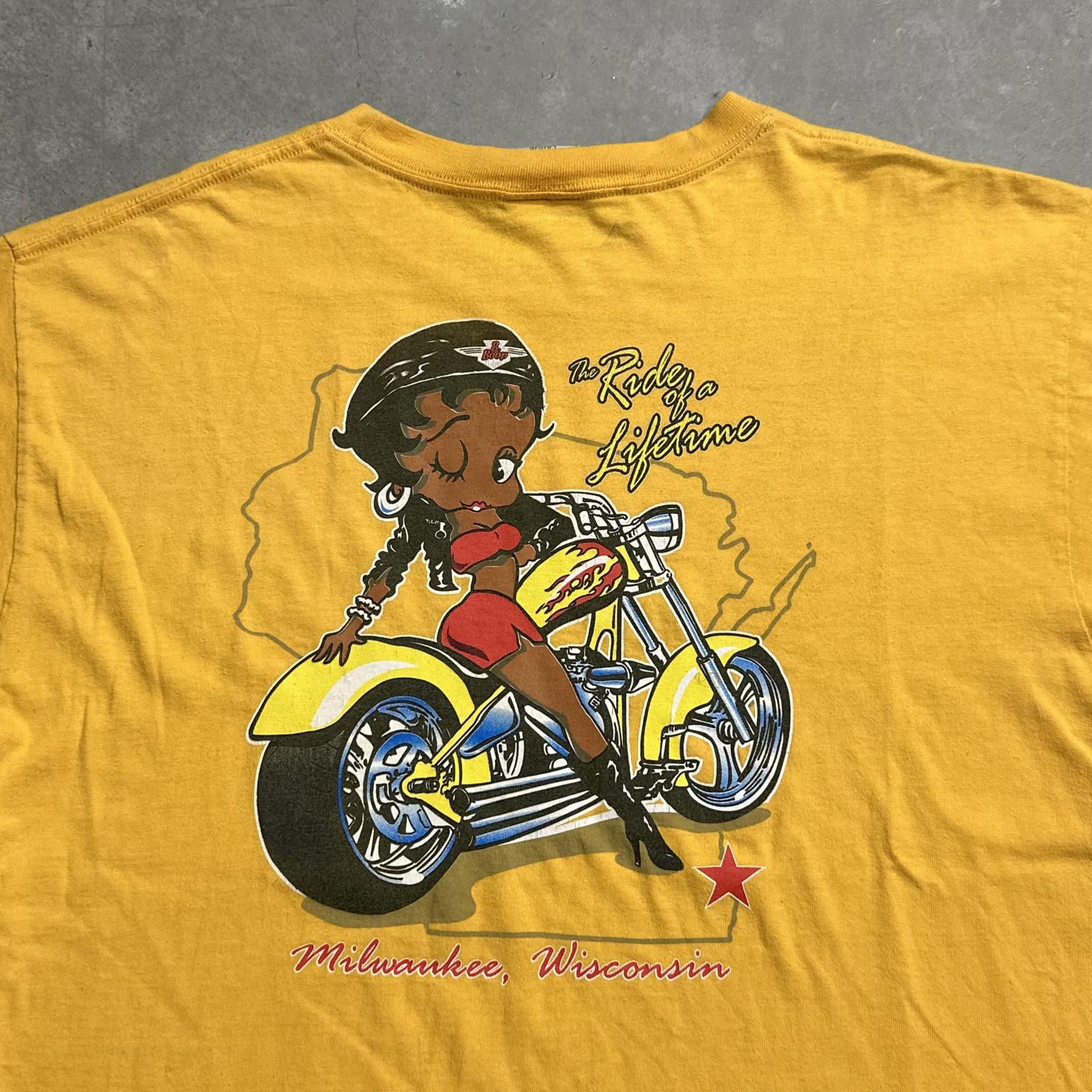 SICK Vintage Betty Boop Milwaukee Wisconsin Graphic Tee
