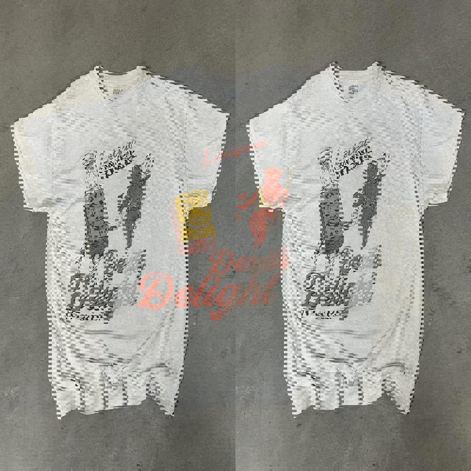 Devils Delight Brisco Brands Faded Graphic Y2K Tee