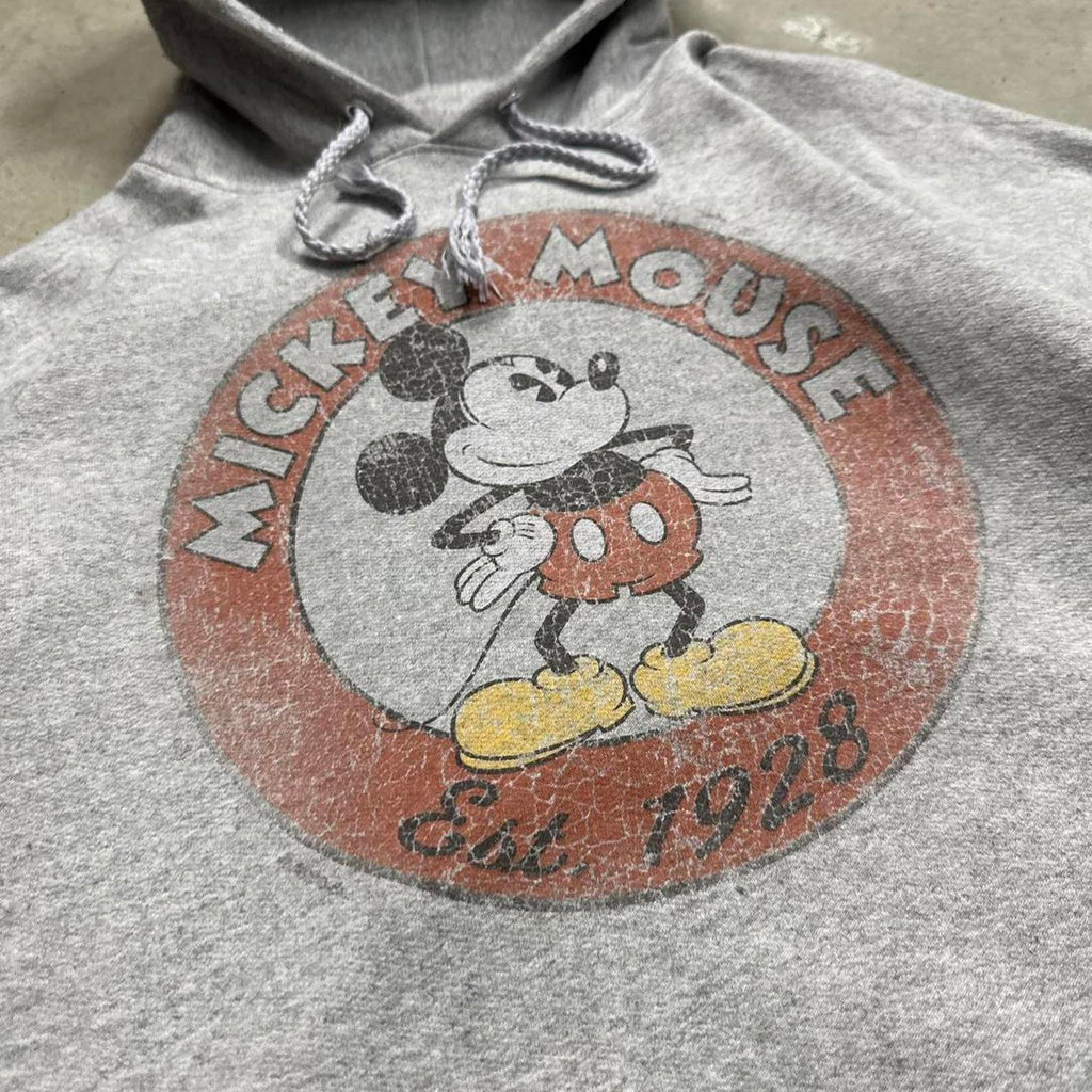 Vintage Grey Mickey Hoodie