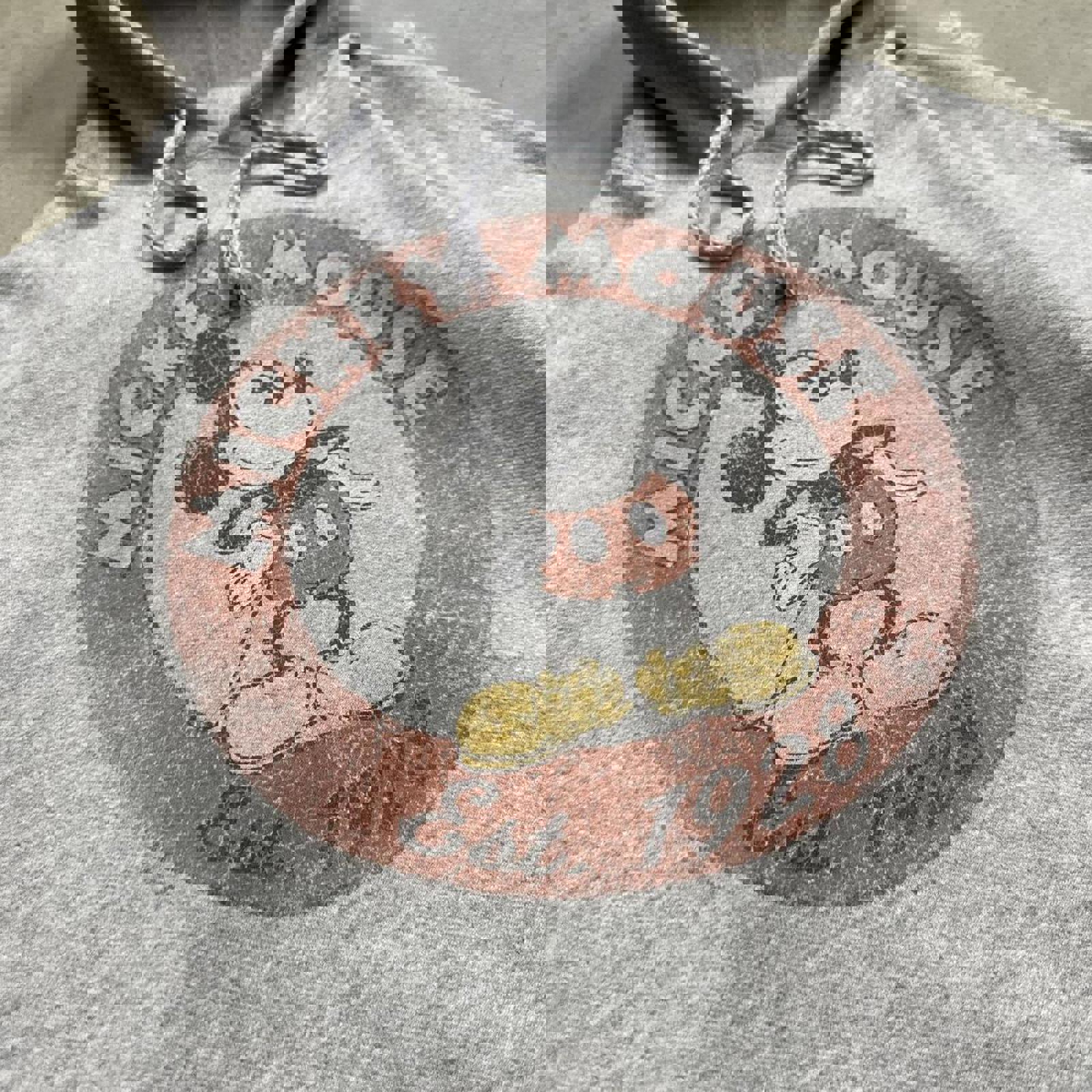 Vintage Grey Mickey Hoodie