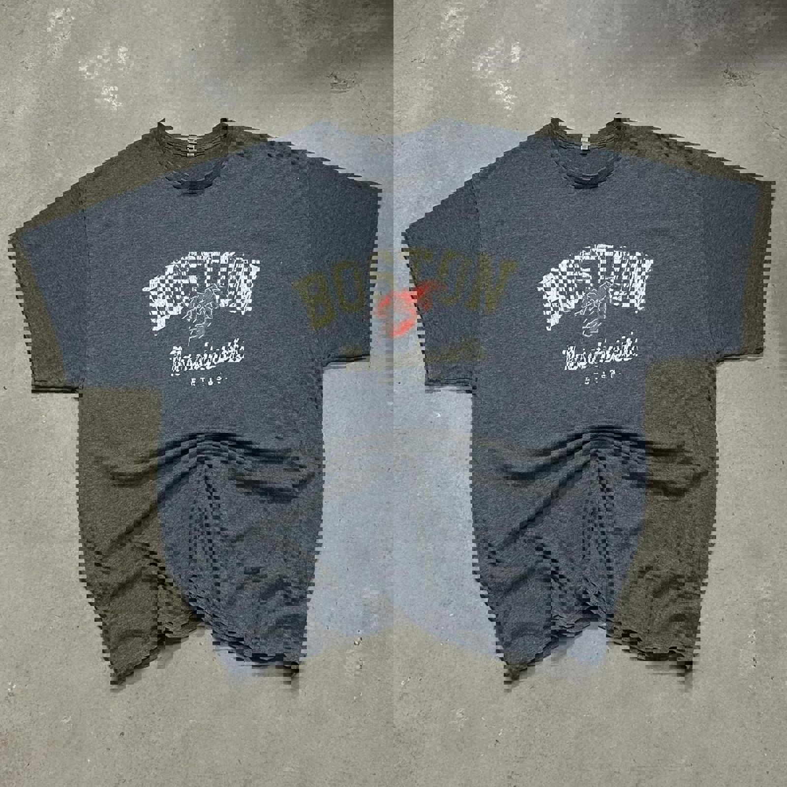 Boston Massachusetts Lobster Basic Graphic Tee