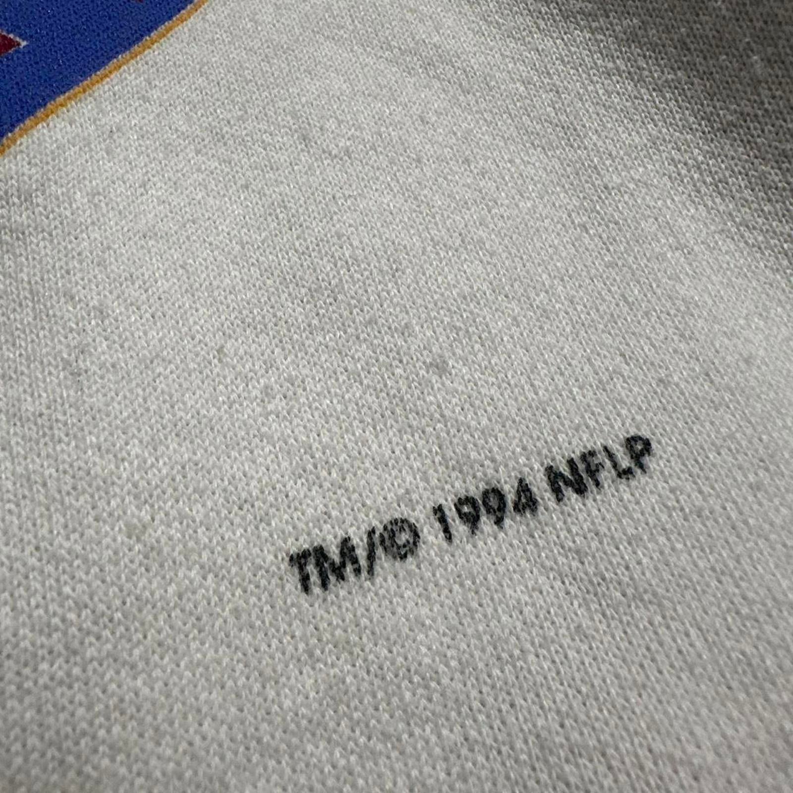 1995 Super Bowl XXXI Raglan Stitch Tultex Trench Graphic Crewneck Sweatshirt