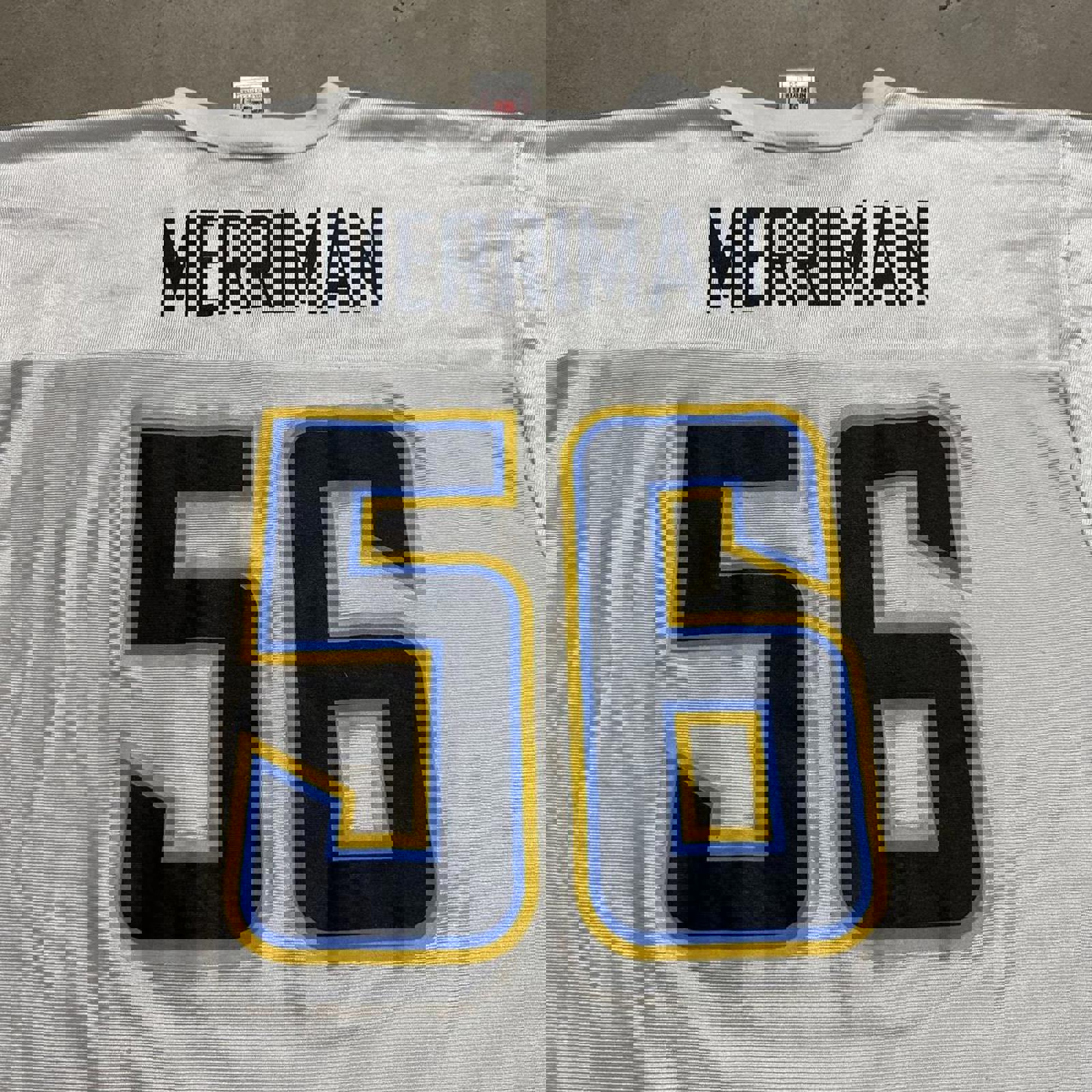 Vintage Merriman #56 San Diego Chargers NFL Players Jersey