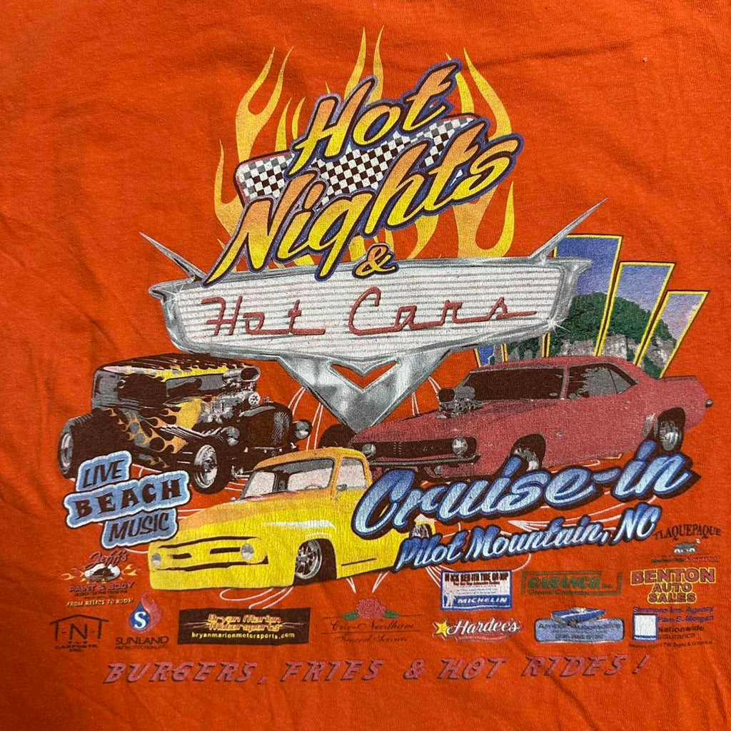 Sick Vintage “HOT CARS” Hot Rod Cruise-In Graphic Tee