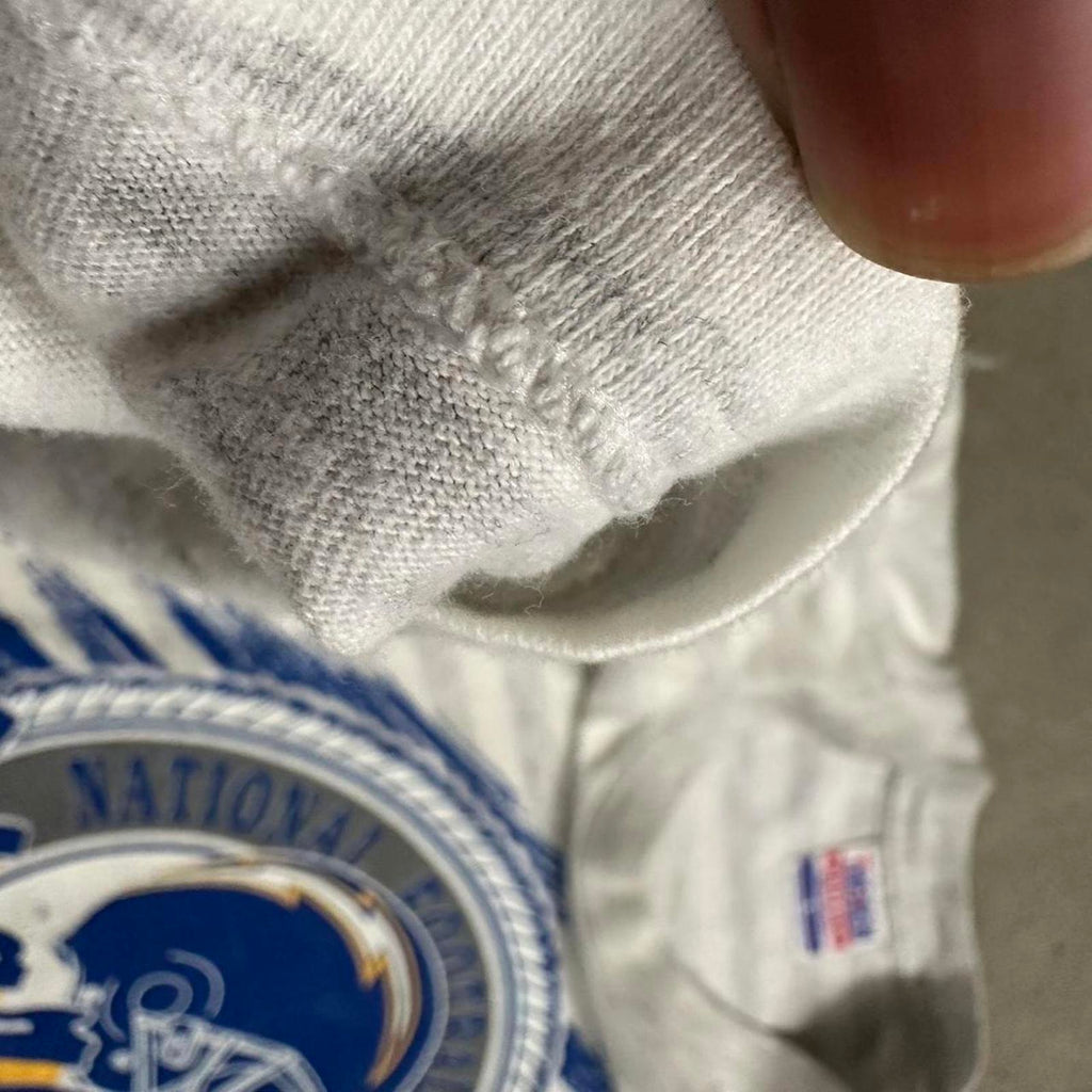 Vintage 90’s Single Stitch Chargers Striped Graphic Tee