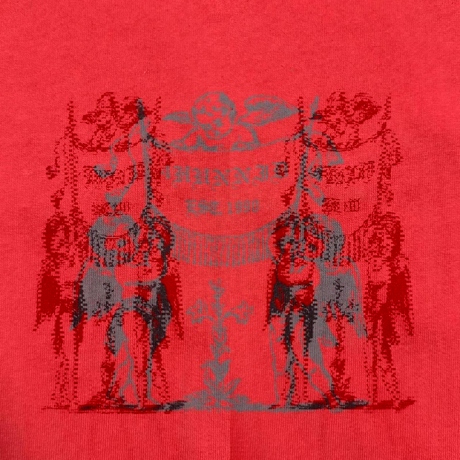 YG 4Hunnid Old English Angel Graphic Tee