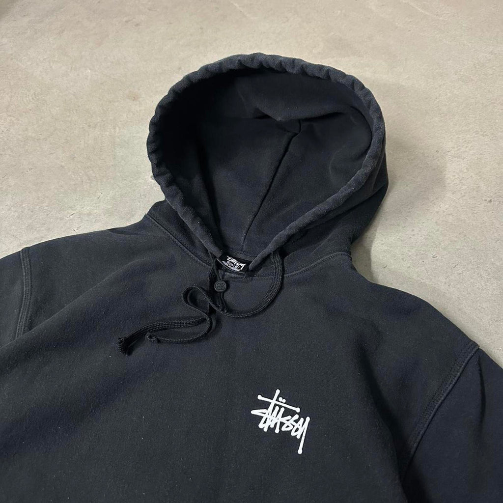 Authentic Black Basic Stüssy Hoodie