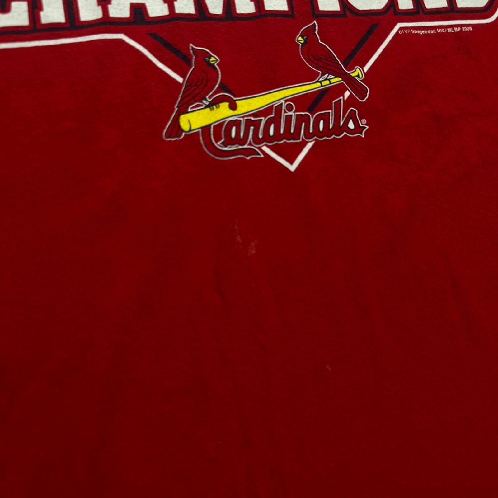 Y2K MLB Cardinals 2006 National League Champs Graphic Tee