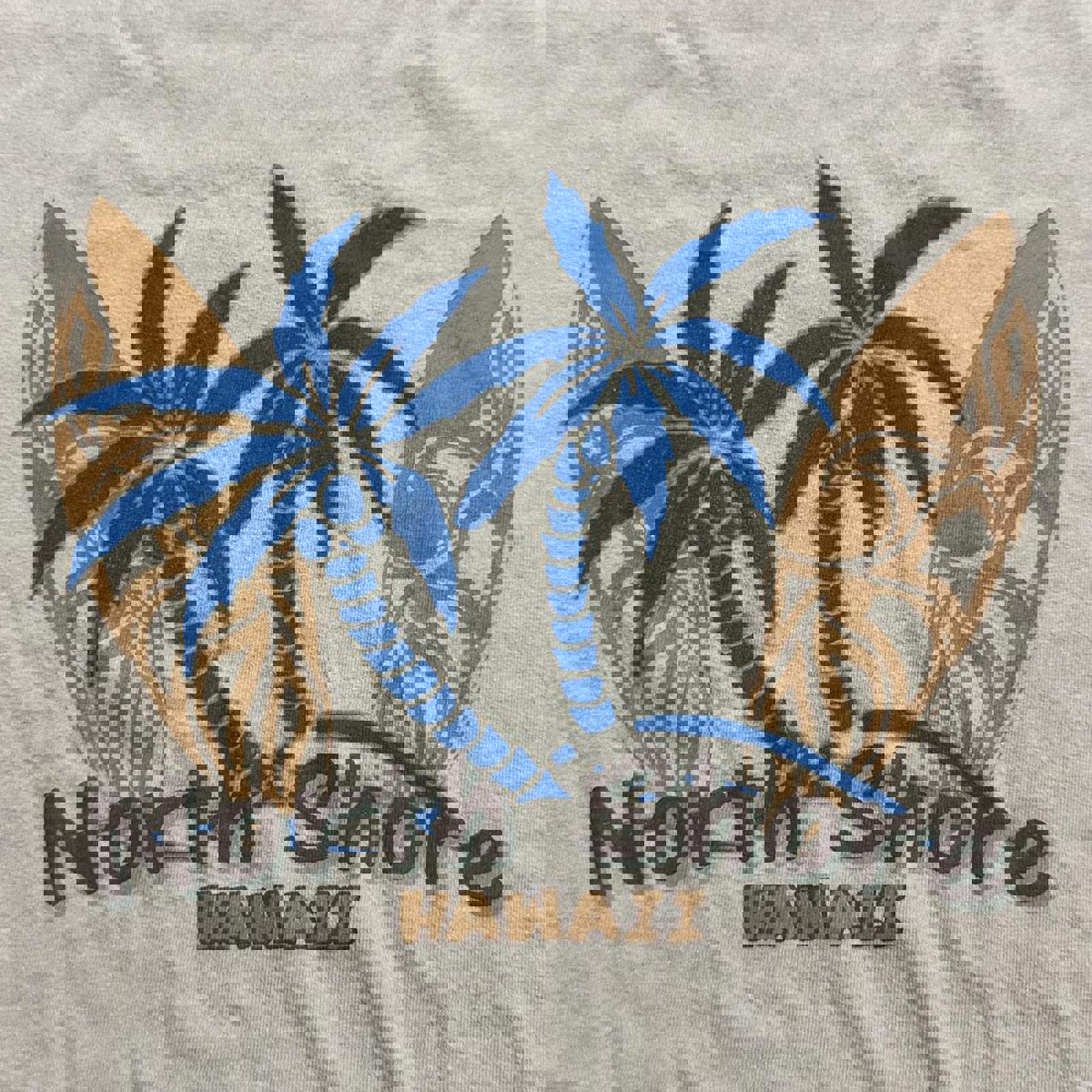 Vintage Cream/Tan North Shore Hawaii Surf Graphic Tee