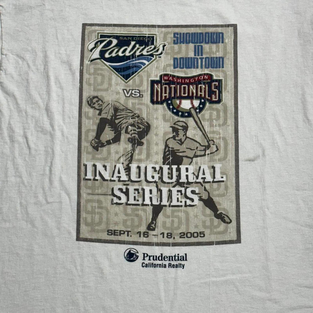 Vintage 2005 San Diego Padres Inaugural Series Vs Nationals