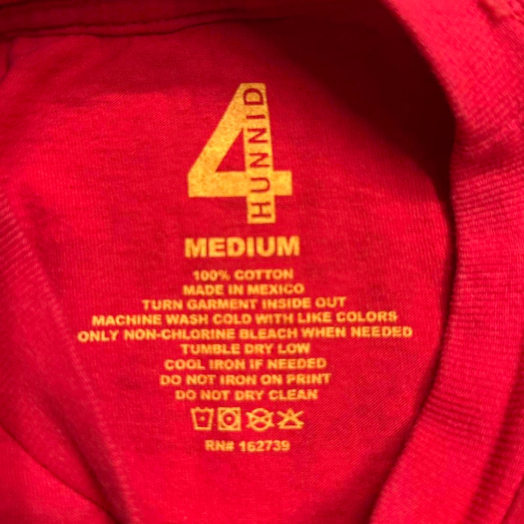 YG 4Hunnid Old English Angel Graphic Tee