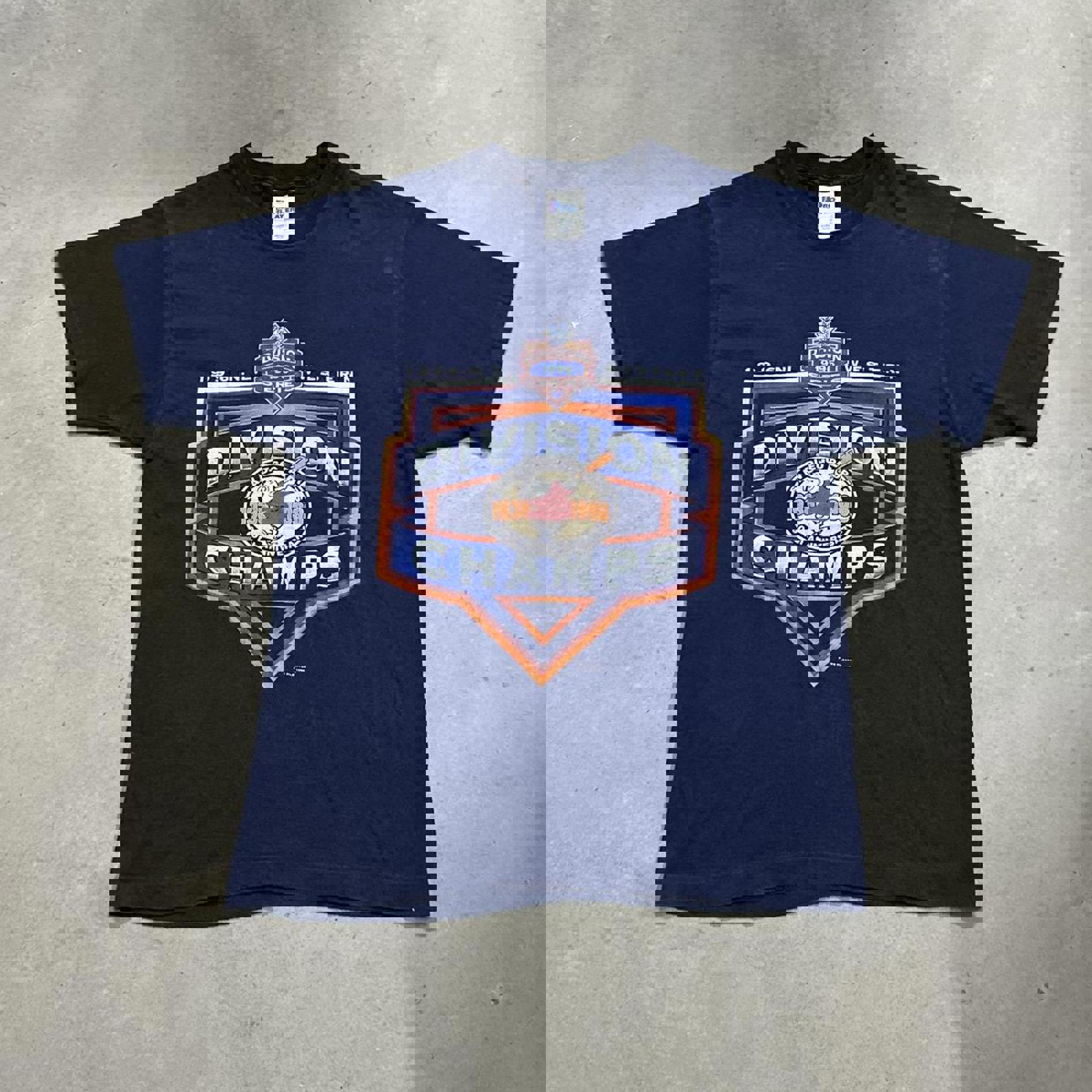 Vintage San Diego Padres 1996 Proplayer Stamped Division Champs Graphic Tee