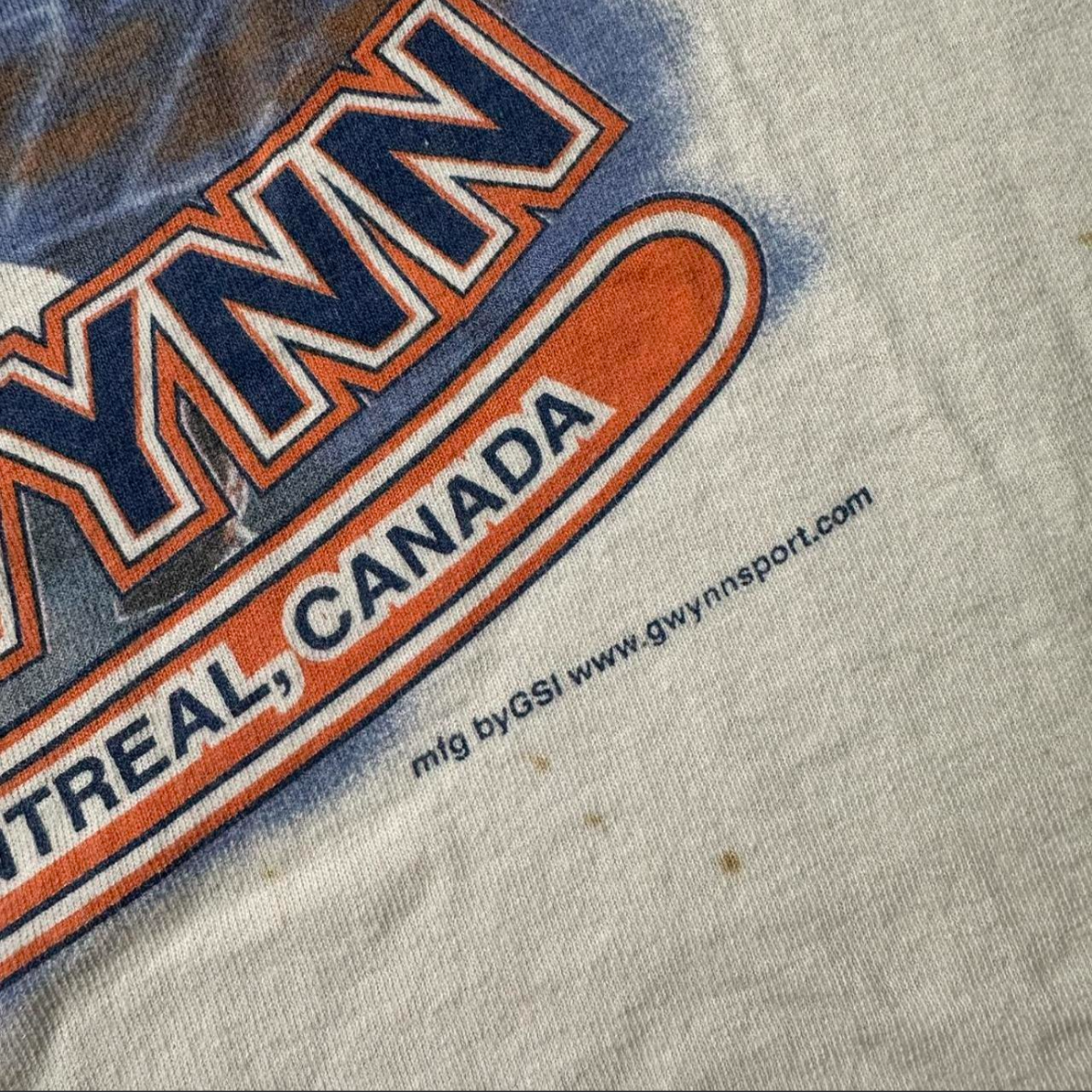 Rare 90’s Tony Gwynn 3000 Hits Friday August 6th, 1999 Montreal Canada White Delta ProWeight Graphic Tee