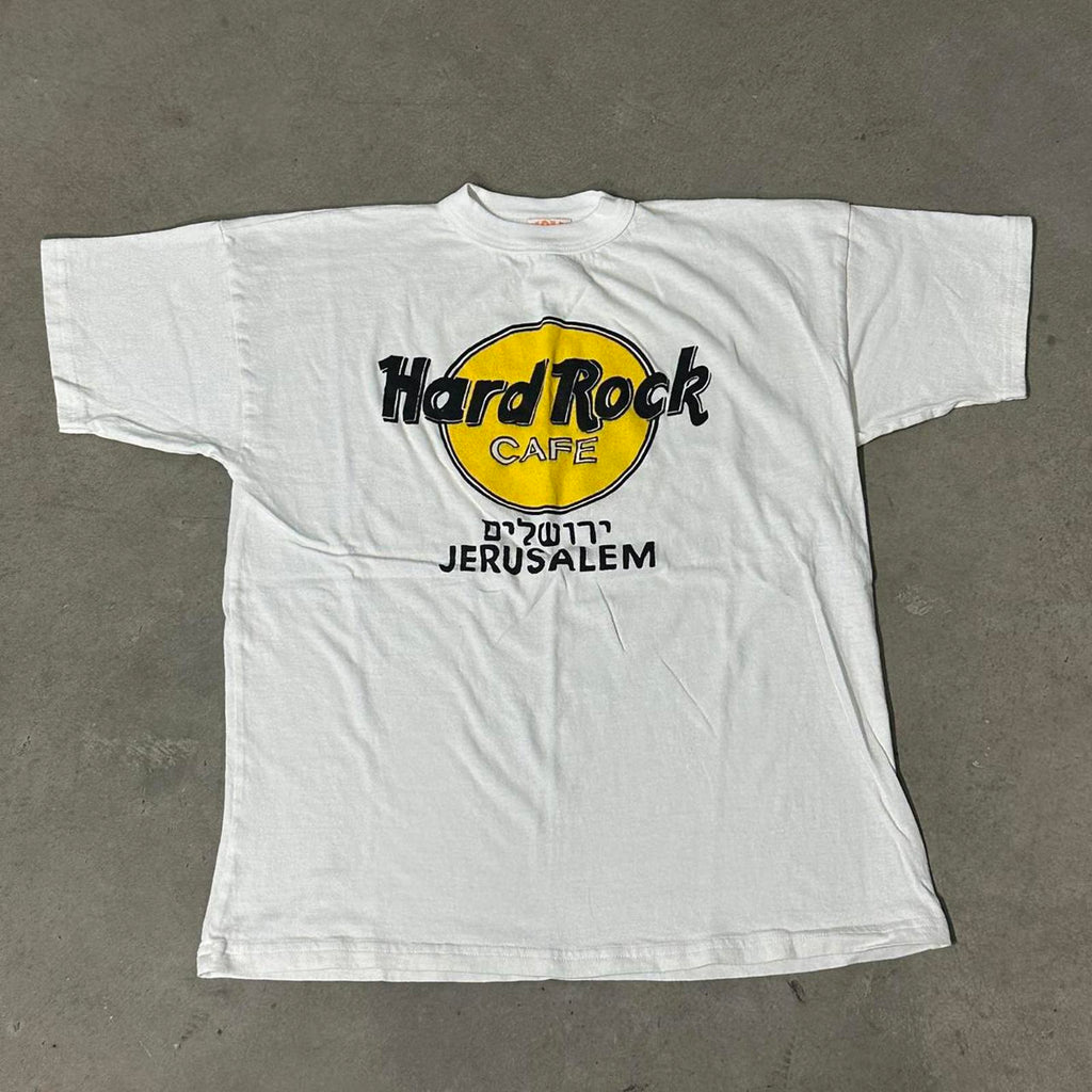 1997 Hard Rock Cafe Jerusalem Holy Land Cotton Graphic Tee