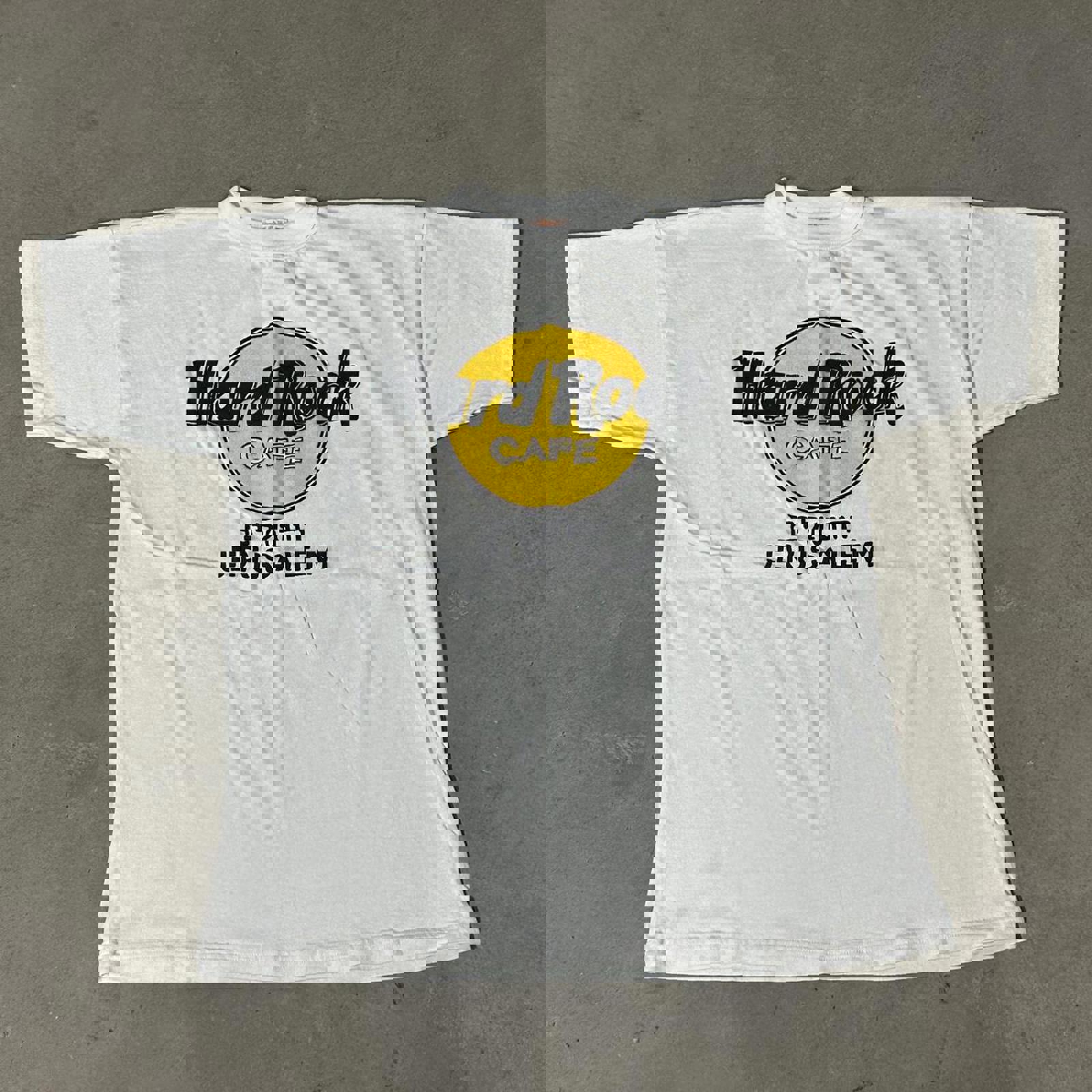 1997 Hard Rock Cafe Jerusalem Holy Land Cotton Graphic Tee