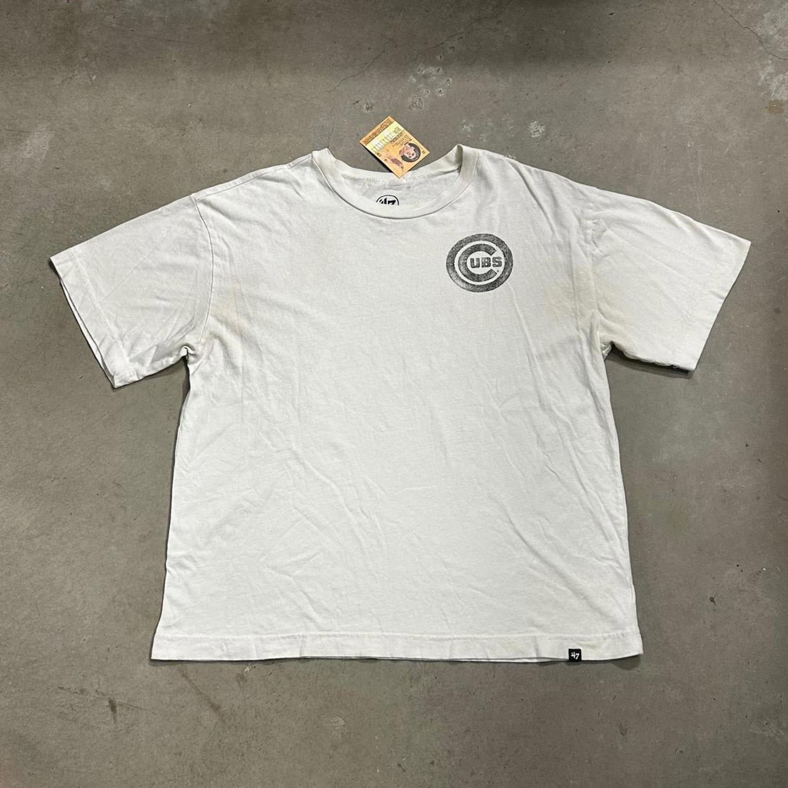 Cubs Retro Faded Graphic Logo Tee