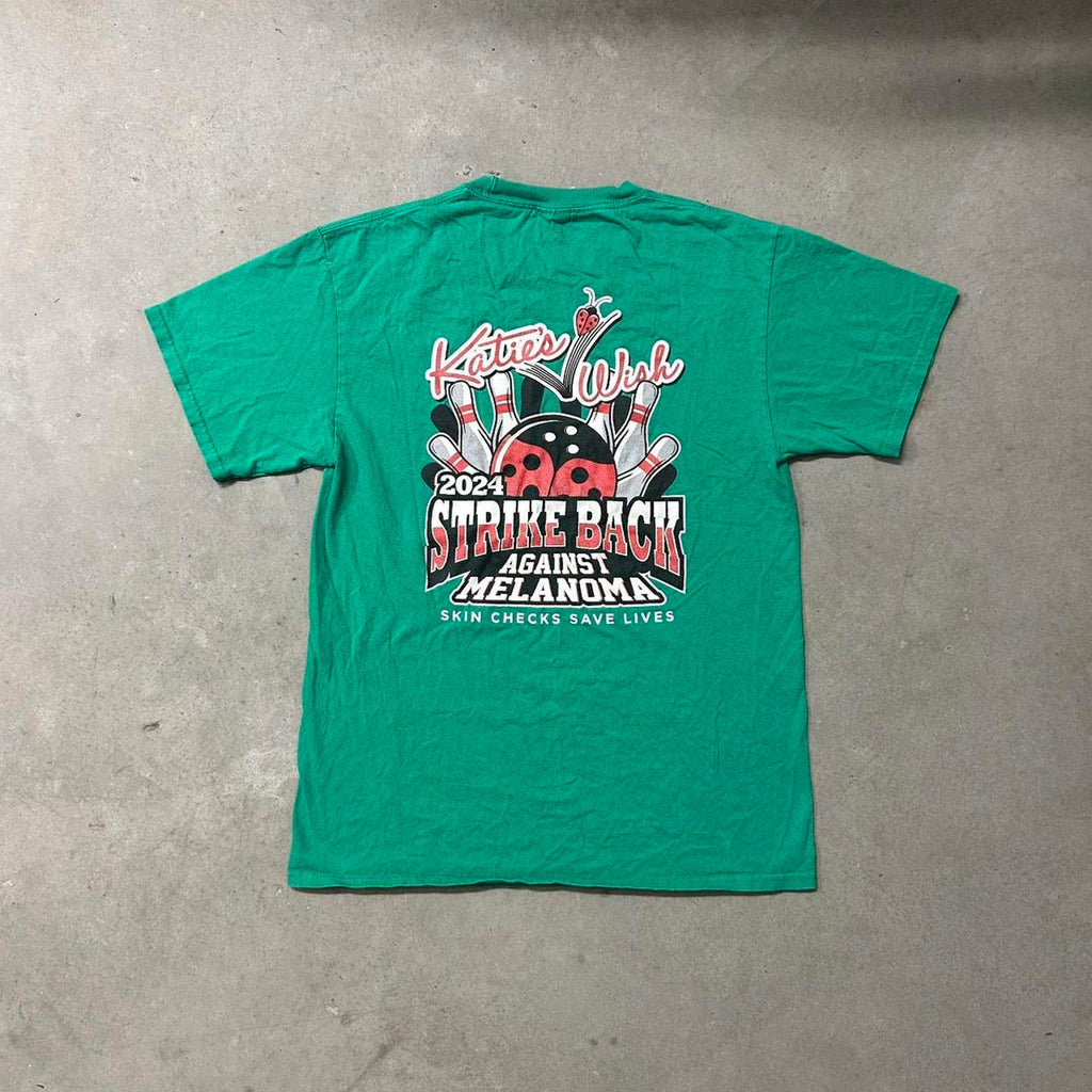 Green Strike Back Against Melanoma Graphic Tee #melanomaawareness