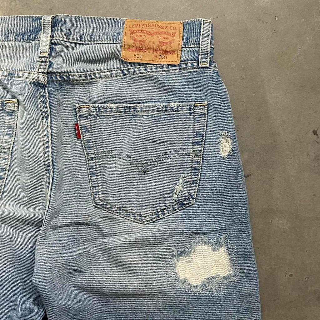 Levi’s 511 Distressed Denim Jorts