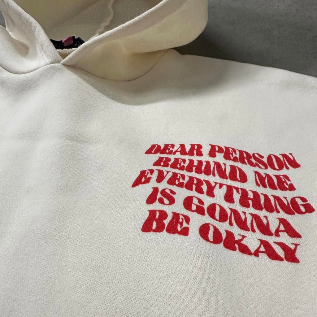 Y2K Edikted “Dear Person Behind Me" comfy Quality Hoodie