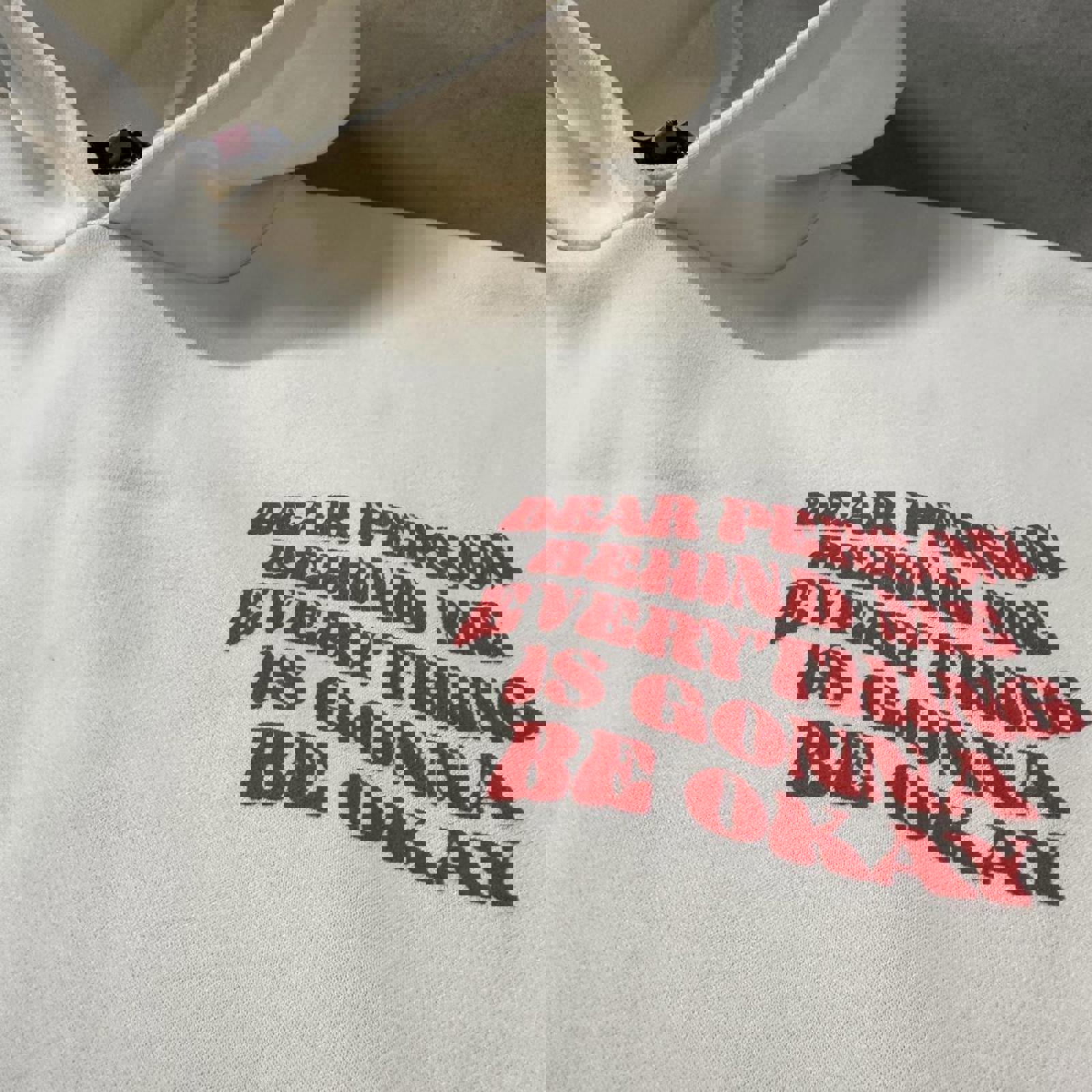 Y2K Edikted “Dear Person Behind Me" comfy Quality Hoodie