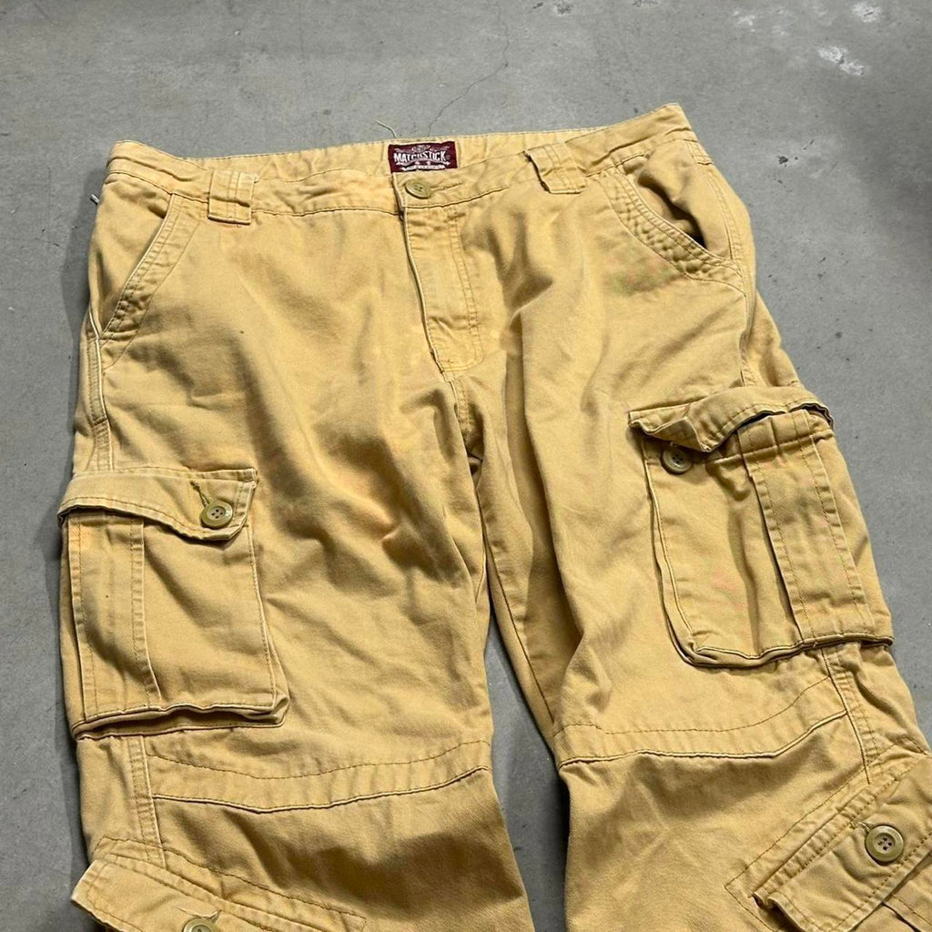 Khaki Matchmen Baggy CargoPants