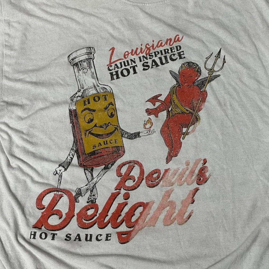 Devils Delight Brisco Brands Faded Graphic Y2K Tee