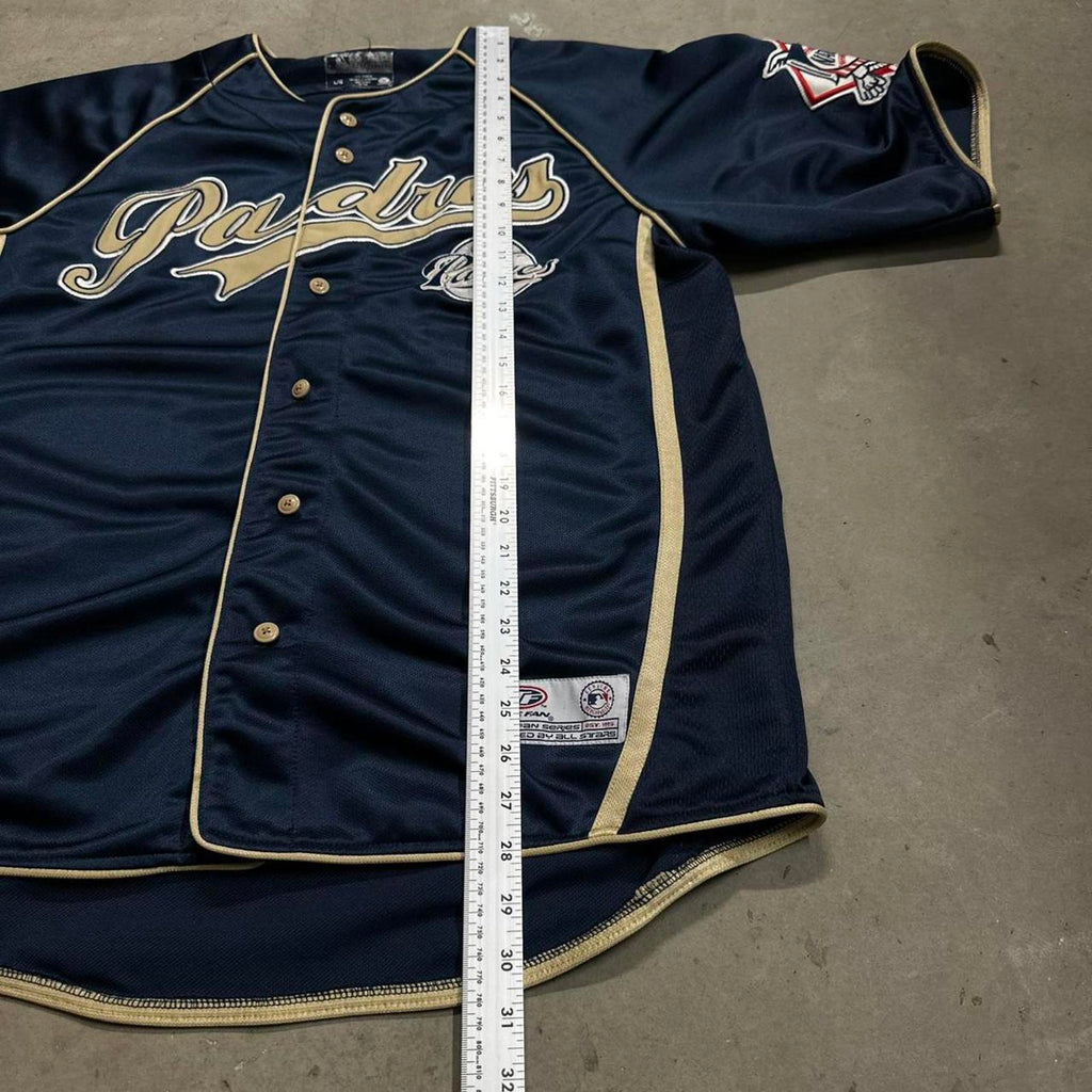 Vintage 2000’s Heavyweight TRUFAN San Diego Padres NavyBlue/Gold Jersey