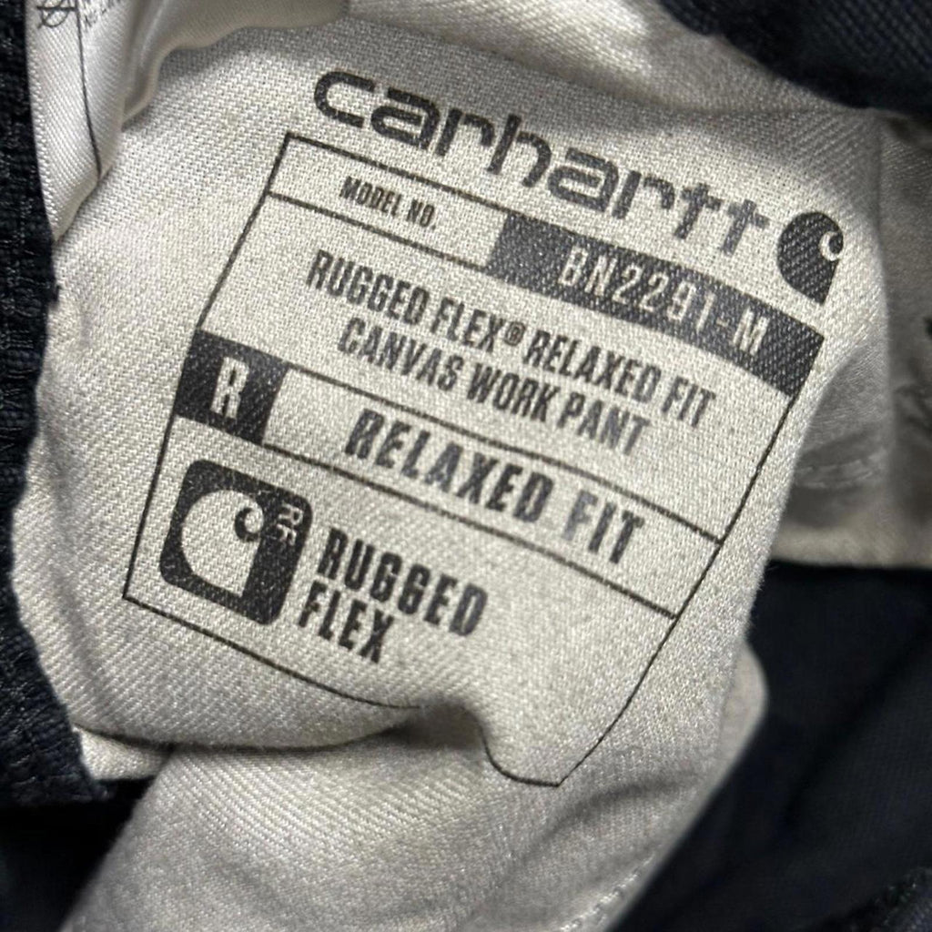 Distressed Black Carhartt Work Pants