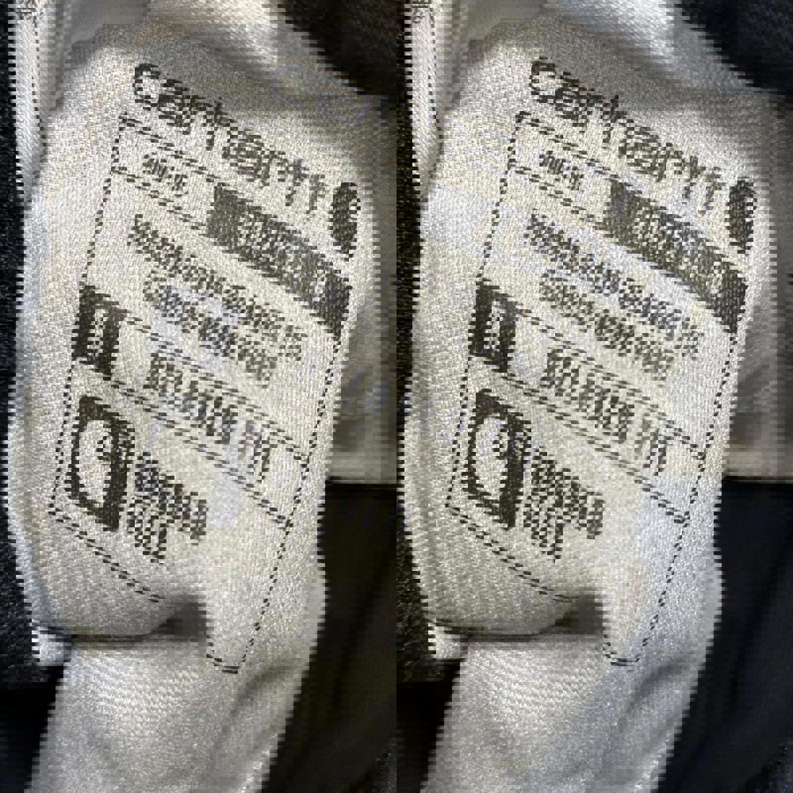 Distressed Black Carhartt Work Pants