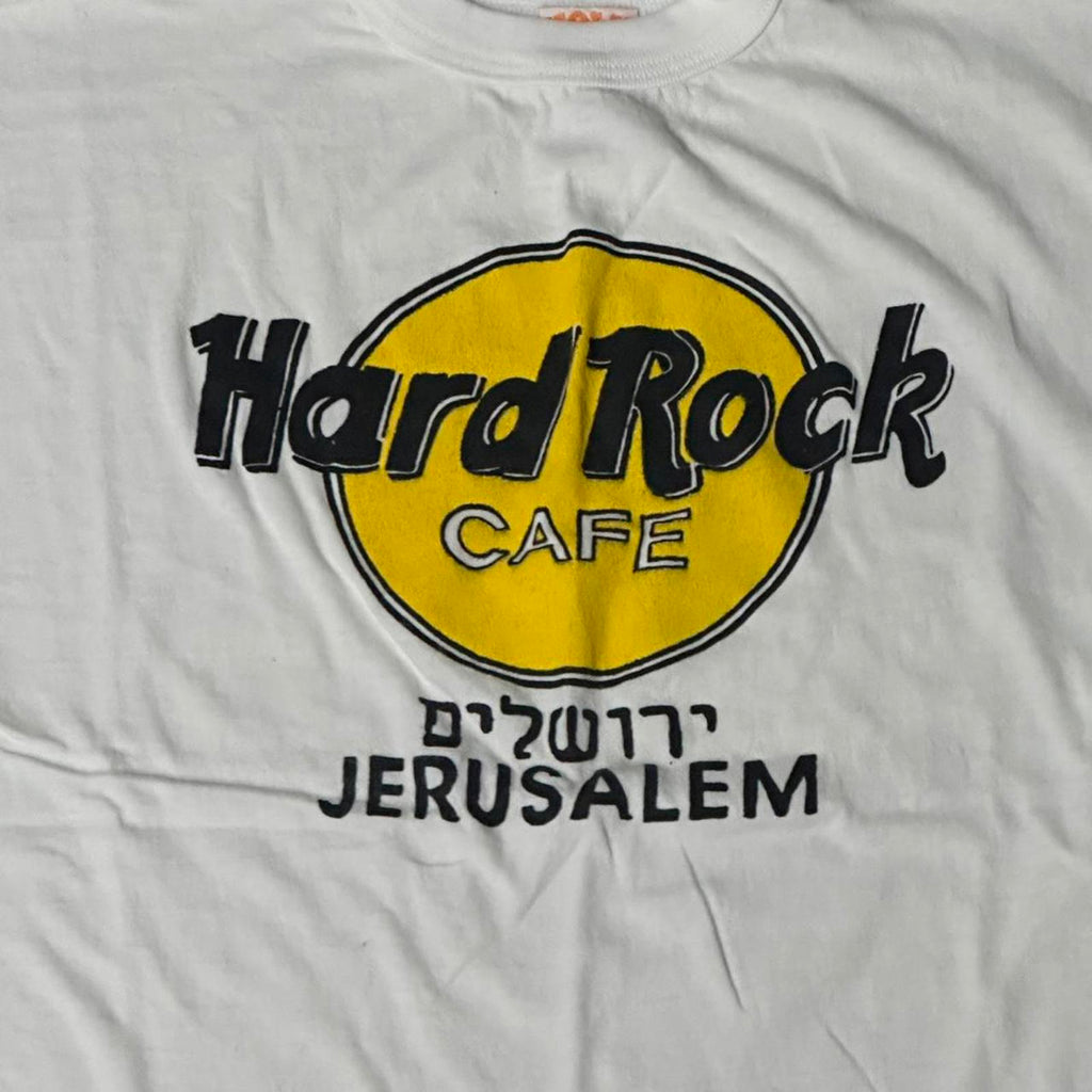 1997 Hard Rock Cafe Jerusalem Holy Land Cotton Graphic Tee