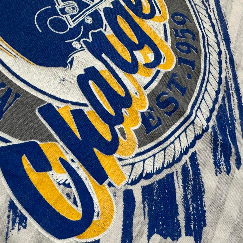 Vintage 90’s Single Stitch Chargers Striped Graphic Tee