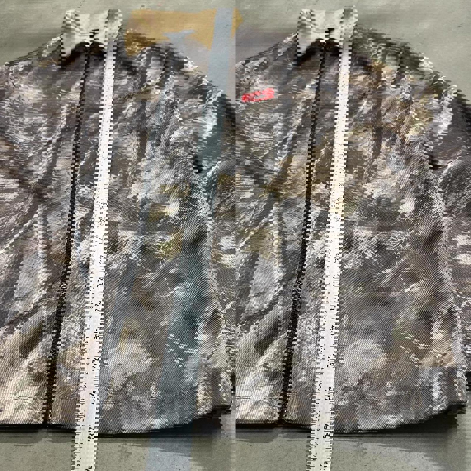 Real-Tree Like, Camo Jacket With Embroidered “Live On” Patch
