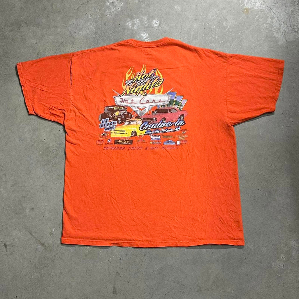 Sick Vintage “HOT CARS” Hot Rod Cruise-In Graphic Tee
