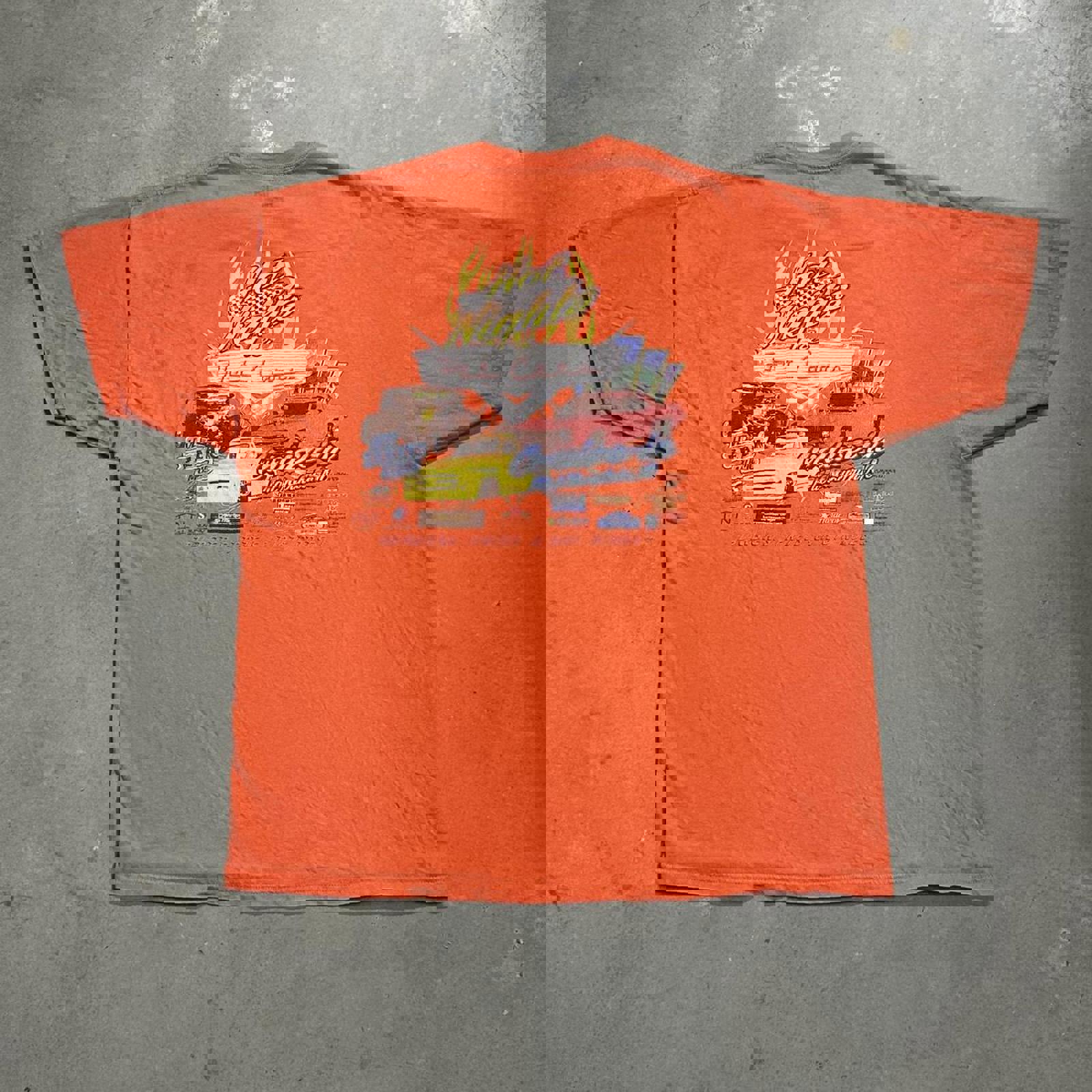 Sick Vintage “HOT CARS” Hot Rod Cruise-In Graphic Tee