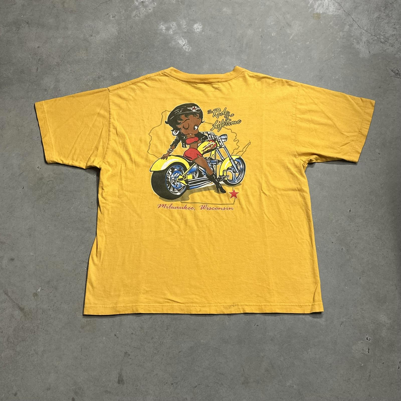 SICK Vintage Betty Boop Milwaukee Wisconsin Graphic Tee