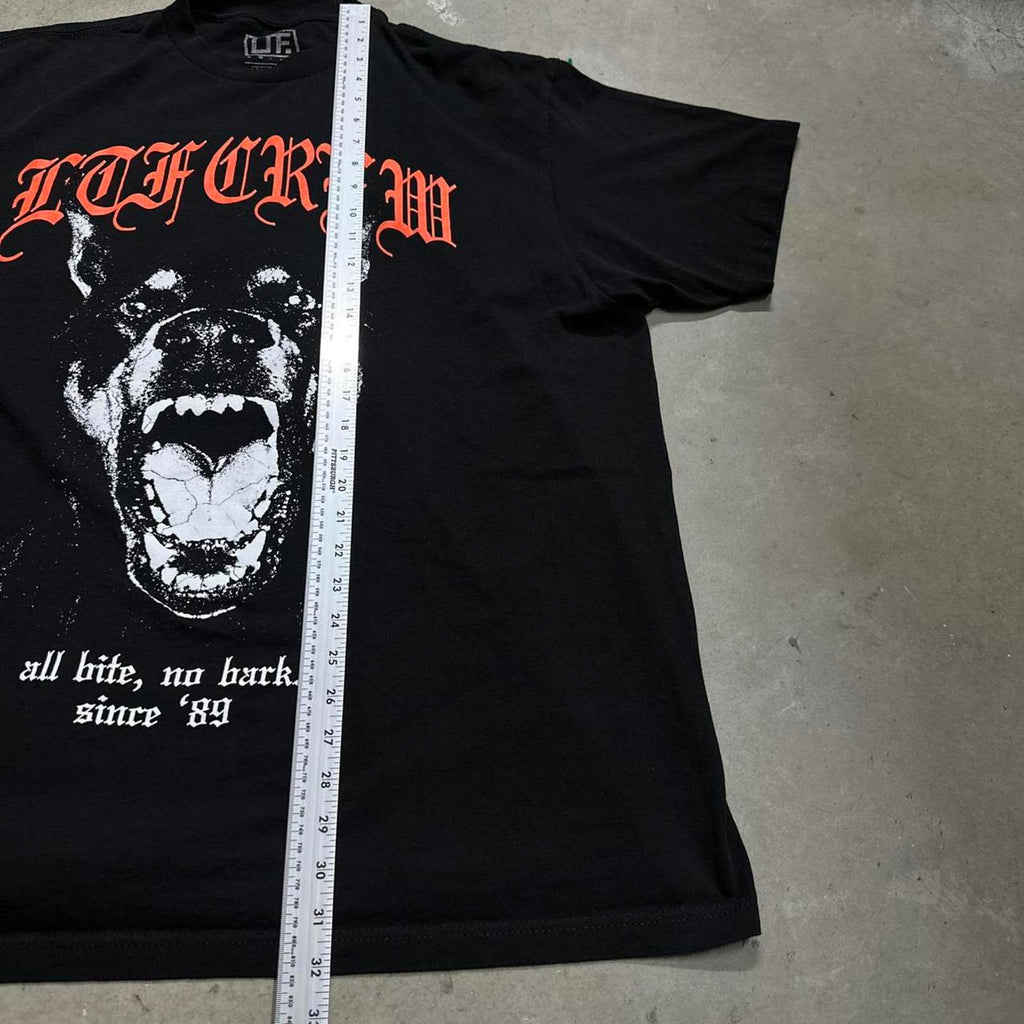 LTF Crew Doberman Full Front Printed Graphic Oversized Boxy Tee