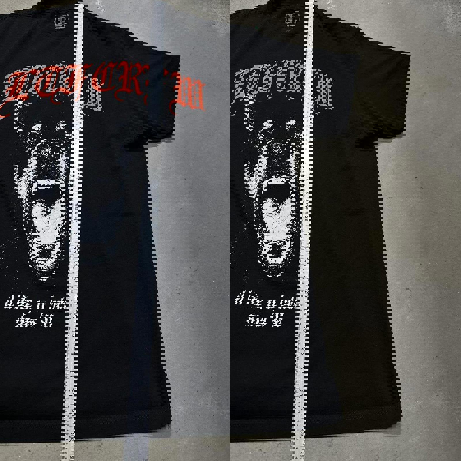 LTF Crew Doberman Full Front Printed Graphic Oversized Boxy Tee