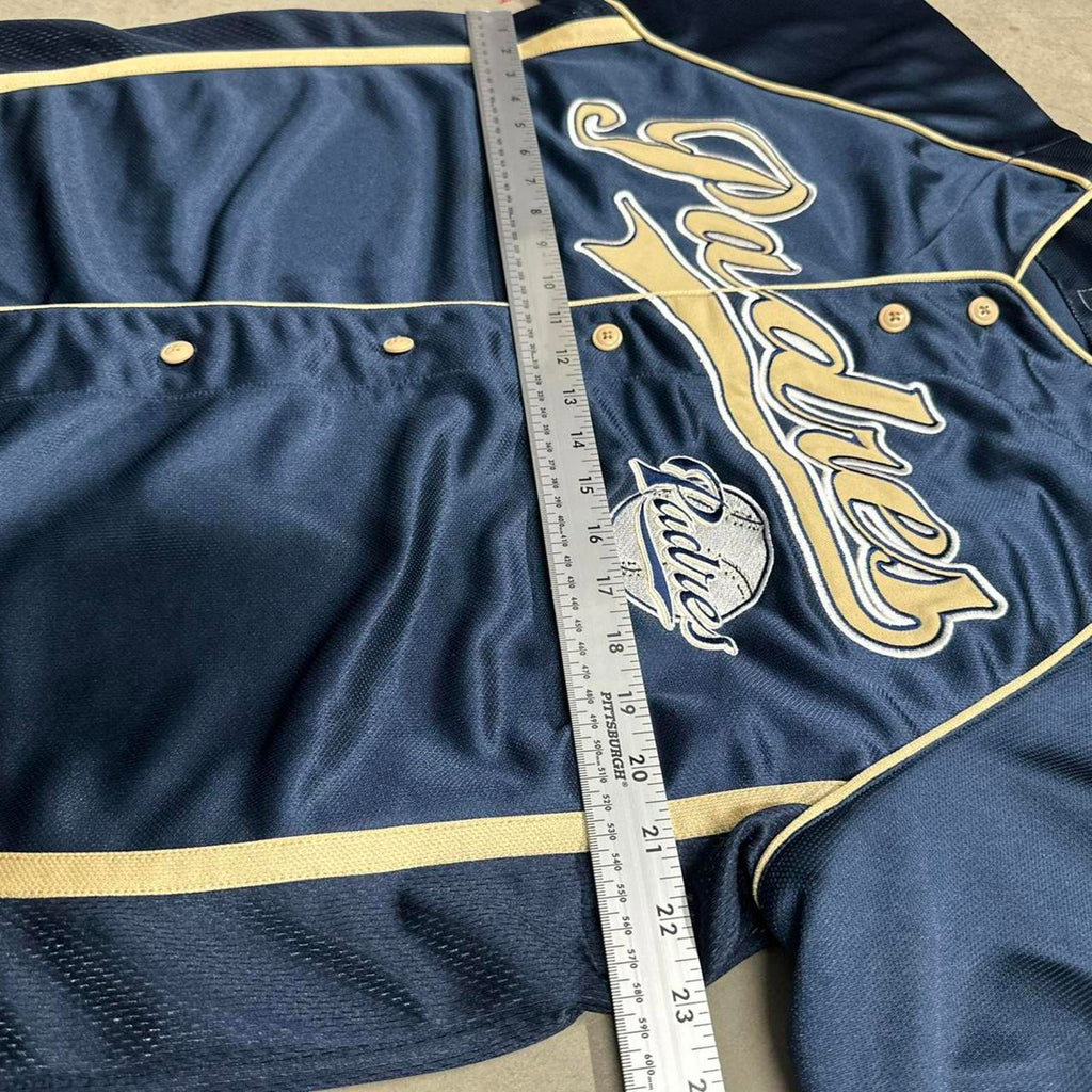 Vintage 2000’s Heavyweight TRUFAN San Diego Padres NavyBlue/Gold Jersey