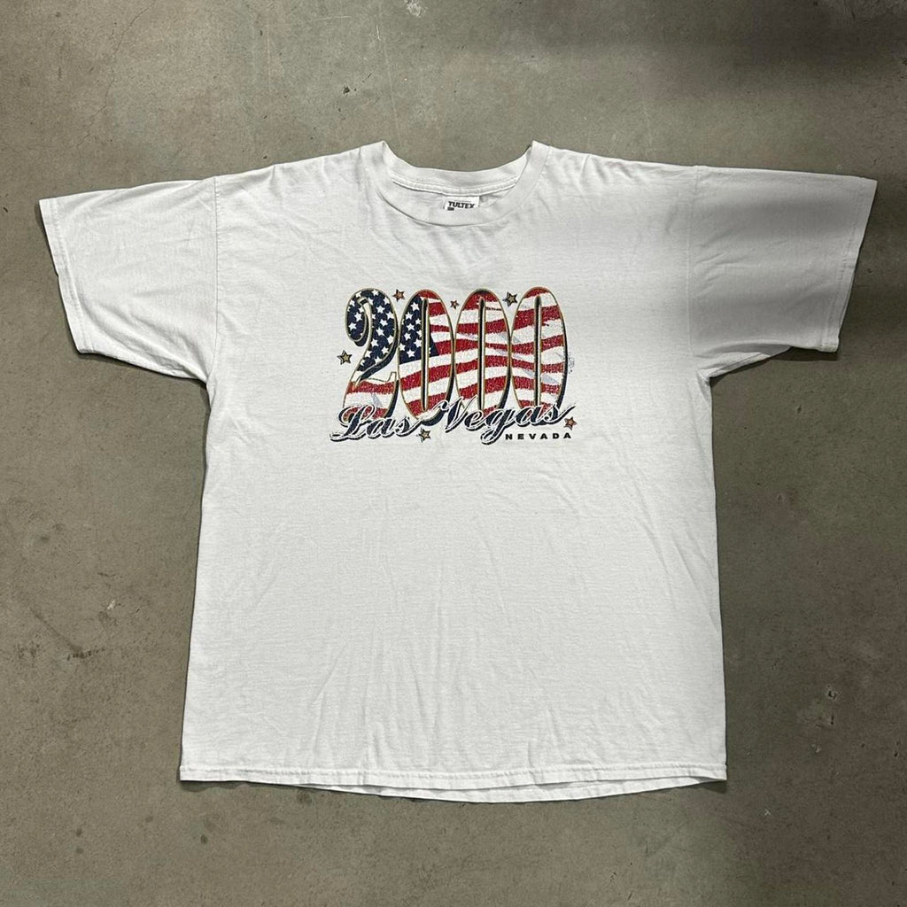 2000’s Las Vegas Nevada USA white tee