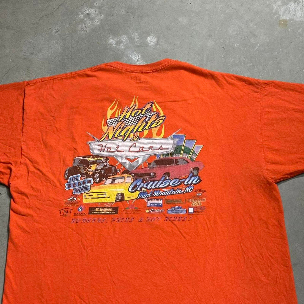 Sick Vintage “HOT CARS” Hot Rod Cruise-In Graphic Tee