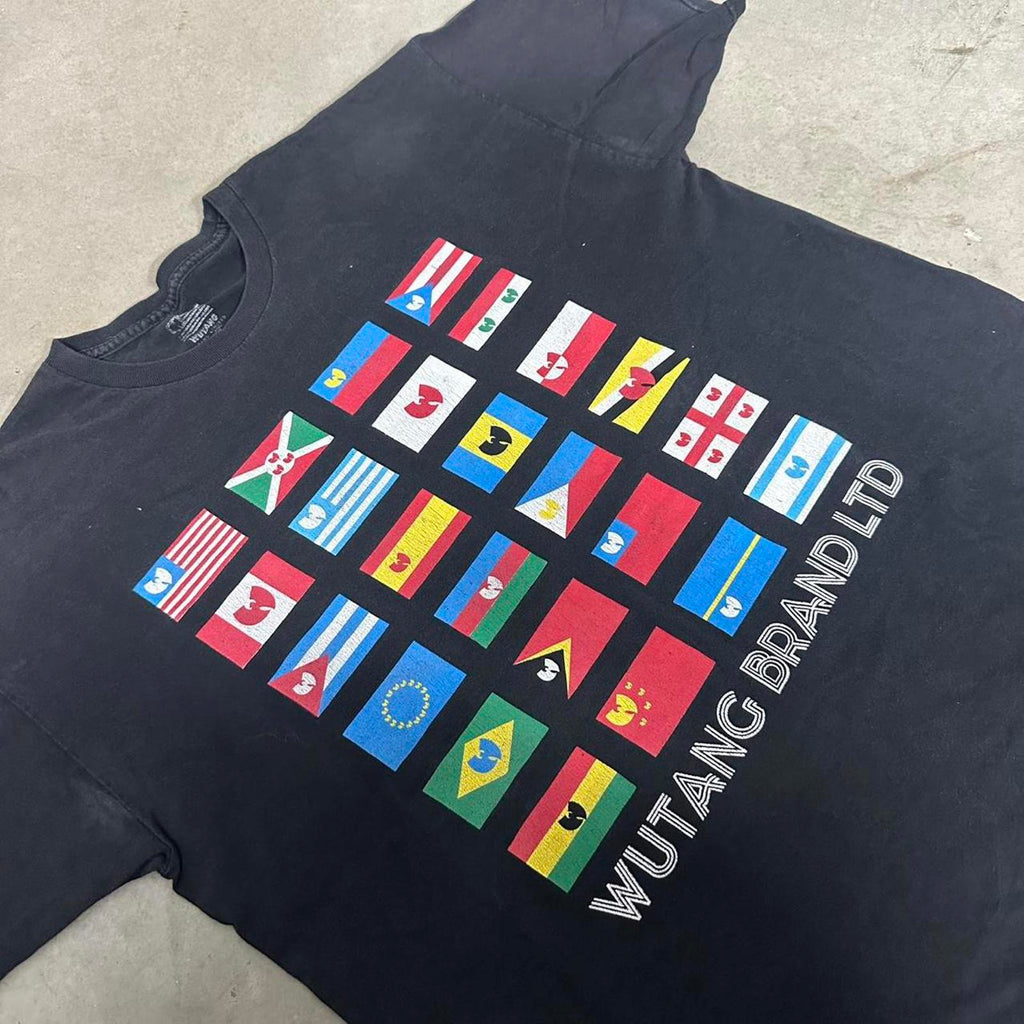 Sick Faded 90’s WUTANG Clan Flag