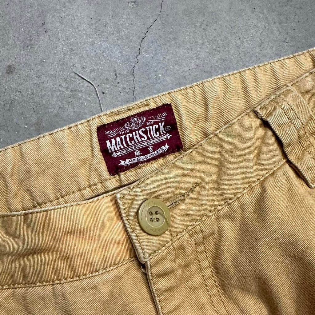 Khaki Matchmen Baggy CargoPants