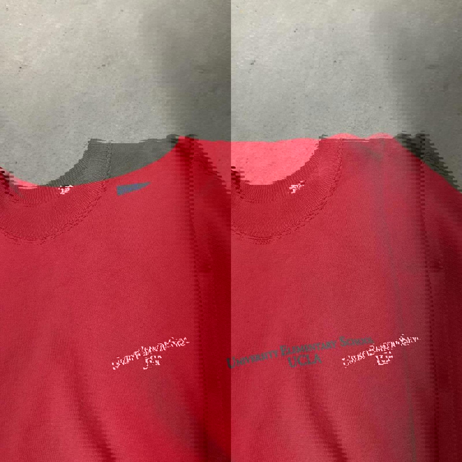 Hanes Vintage UCLA Crewneck Sweatshirt With Sick Fade