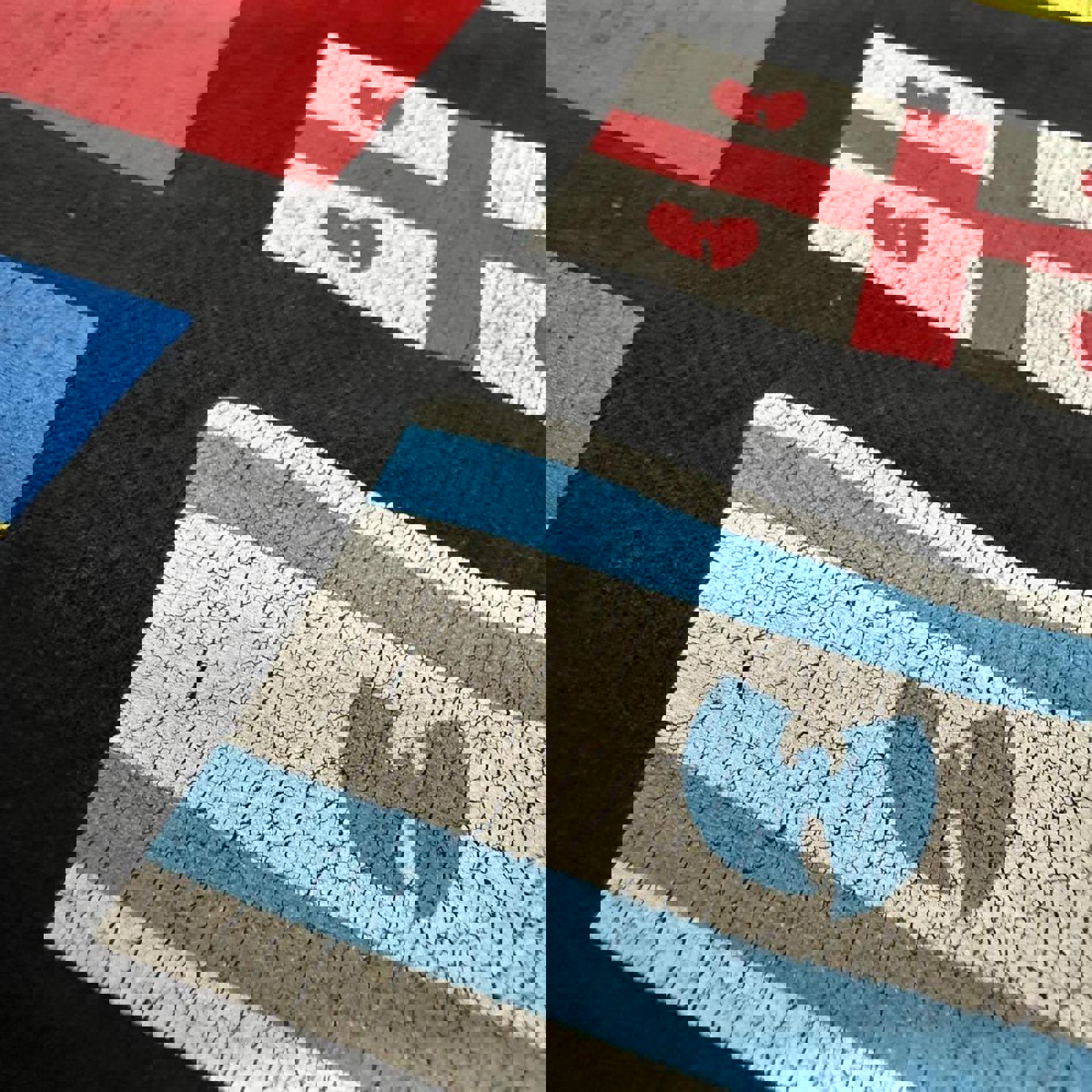 Sick Faded 90’s WUTANG Clan Flag