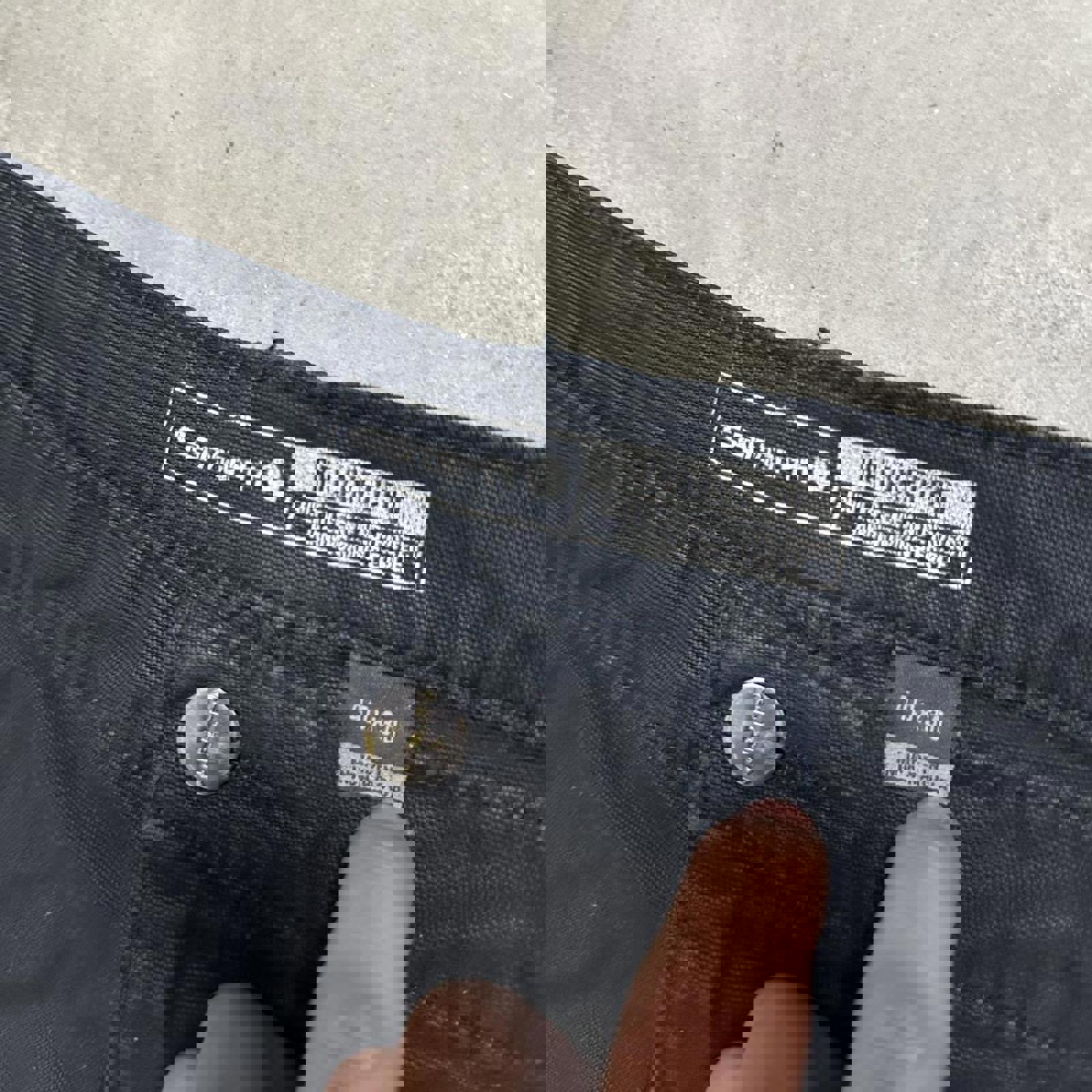 Distressed Black Carhartt Work Pants